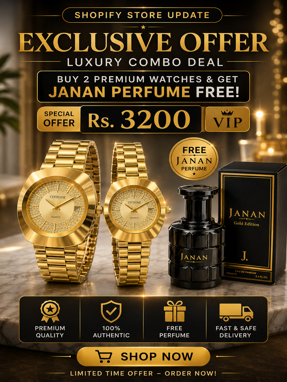Premium Luxury Watch Combo